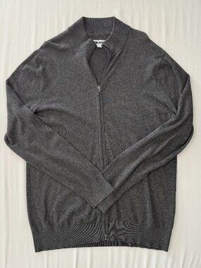 DKNY Men's Full Zip Sweater